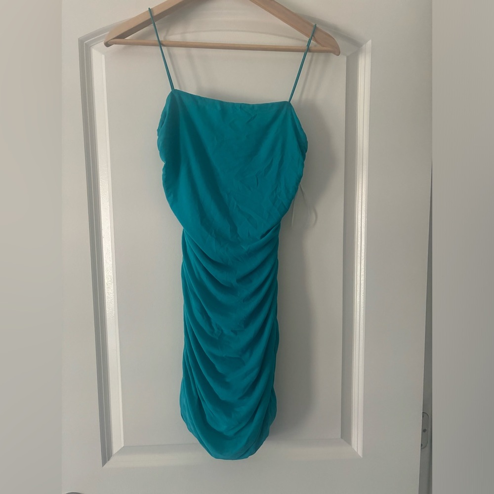 Princess Polly turquoise mini dress